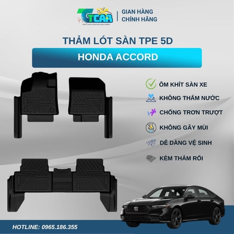 Thảm lót sàn TPE 5D Honda Accord
