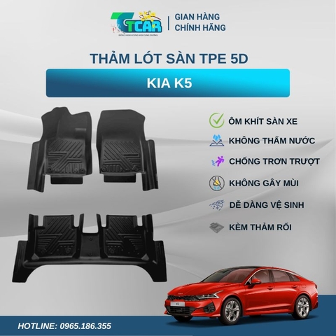 Thảm lót sàn TPE 5D Kia K5