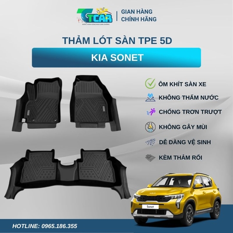 Thảm lót sàn TPE 5D Kia Sonet