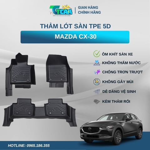Thảm lót sàn TPE 5D Mazda CX-30