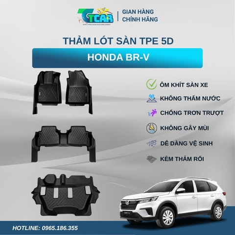 Thảm lót sàn TPE 5D Honda BR-V