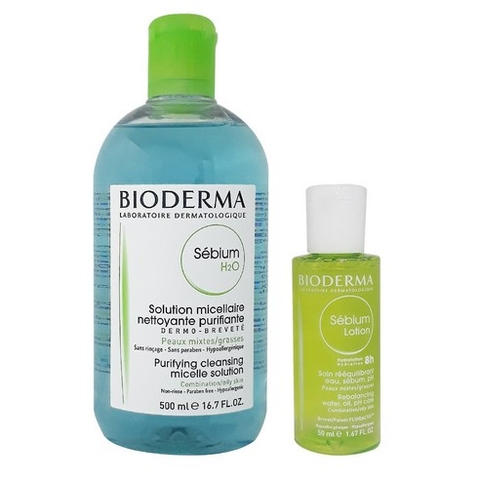 Nước tẩy trang Bioderma 500ml + Sữa dưỡng 50ml