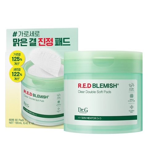 Tẩy Tế Bào Chết Dr.G Red Blemish Clear Double Soft Pads