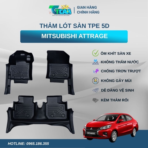 Thảm lót sàn TPE 5D Mitsubishi Attrage