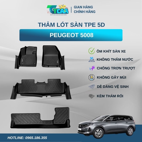 Thảm lót sàn TPE 5D Peugeot 5008