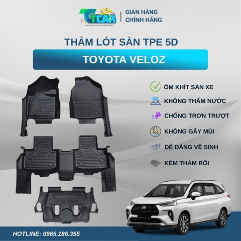 Thảm lót sàn TPE 5D Toyota Veloz