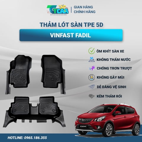 Thảm lót sàn TPE 5D VinFast Fadil