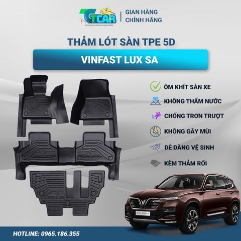Thảm lót sàn TPE 5D VinFast Lux SA
