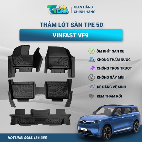 Thảm lót sàn TPE 5D Vinfast VF9