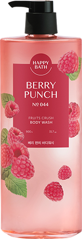 Happy Bath Fruits Berry Punch Body Wash 900g No.044