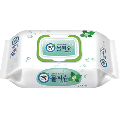 Kleannara Multi-Purpose Wet Wipes Apple Essence (With Lid) 80 Sheets