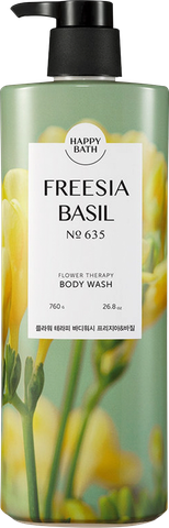 Happy Bath Flower Therapy Body Wash Freesia & Basil