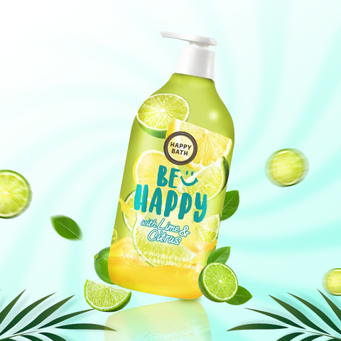 Happy Bath Be Happy With Lime & Citrus Body Wash