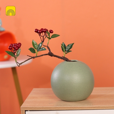 Bình cắm hoa tròn phong cách Nhật