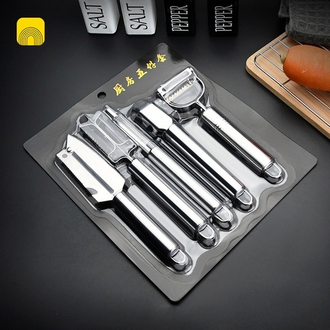 Set dao nạo INOX (5 món) đa năng