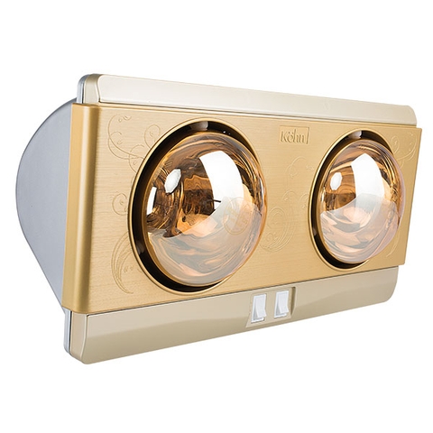 Đèn sưởi nhà tắm 2 bóng Konh KP02G