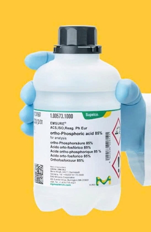 Ortho-Phosphoric acid 85%,H3PO4, 1005731000, Merck - Đức