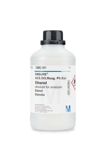 Ethanol absolute for analysis EMSURE® ACS,ISO,Reag. Ph Eur, 1009831000