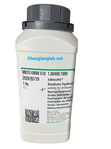 Sodium hydroxide pellets for analysis ISO (NaOH) – 1064981000