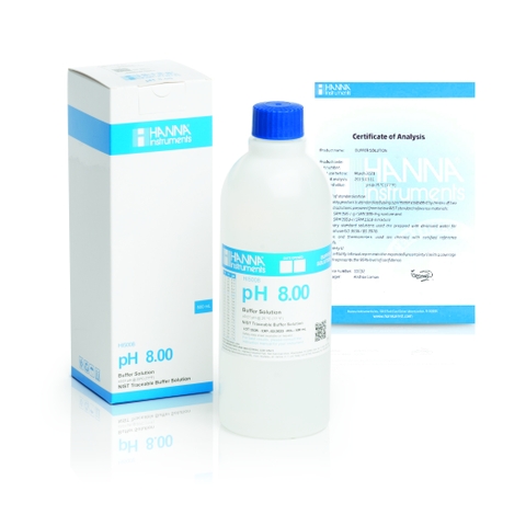 Dung Dịch Hiệu Chuẩn pH 8.00, 500 mL HI5008