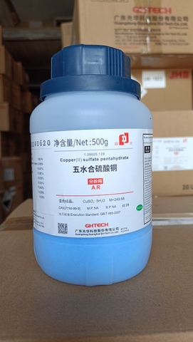Hóa chất copper(II) sulfate pentahydrate CuSO4.5H2O, Hãng JHD - Trung Quốc