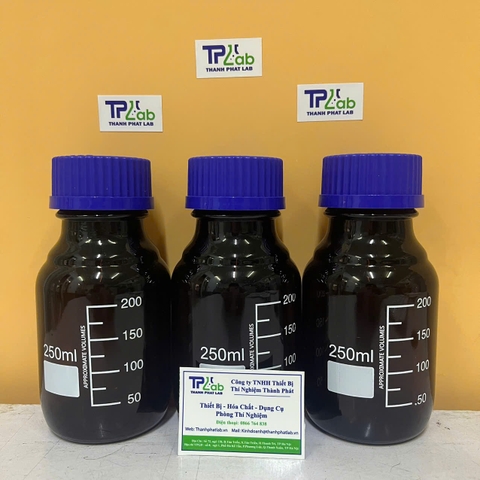 Chai nắp vặn nâu 250ml, Hãng Govlab