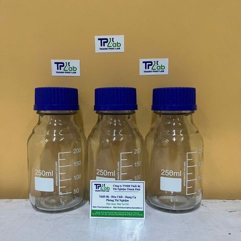 Chai nắp vặn trắng 250ml, Hãng Govlab