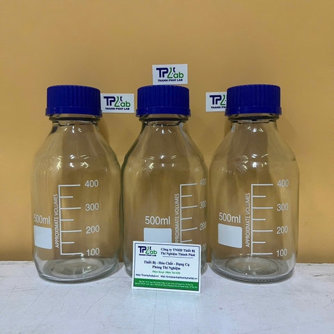 Chai nắp vặn trắng 500ml, Hãng Govlab
