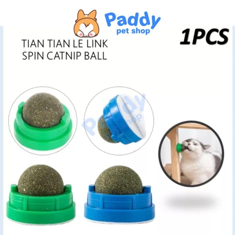 Viên Cỏ Mèo Xoay Gắn Tường Rotating Catnip