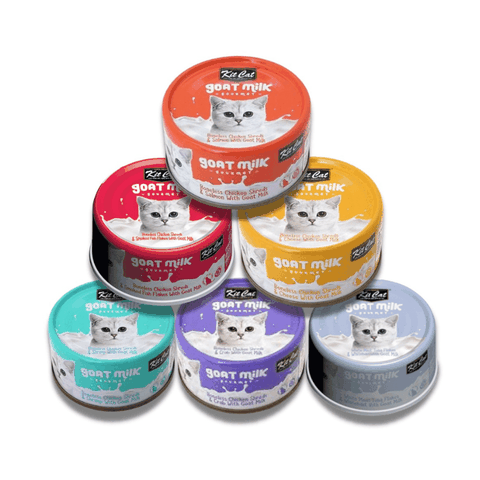 Pate Mèo Kit Cat Sữa Dê Bổ Sung Canxi (Lon 85g)