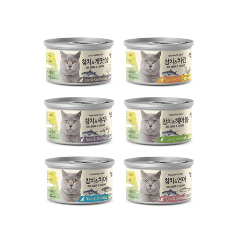 Pate Mèo Meowow Súp Cá Ngừ Trắng Nguyên Miếng (Lon 80g)