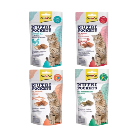 Bánh Thưởng Cho Mèo GimCat Nutri Pockets Dinh Dưỡng