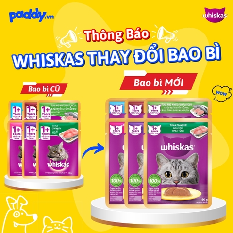Pate Whiskas Cho Mèo Trưởng Thành 80g