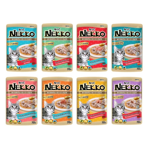 Pate Mèo Dạng Sốt Nekko Gravy 70g