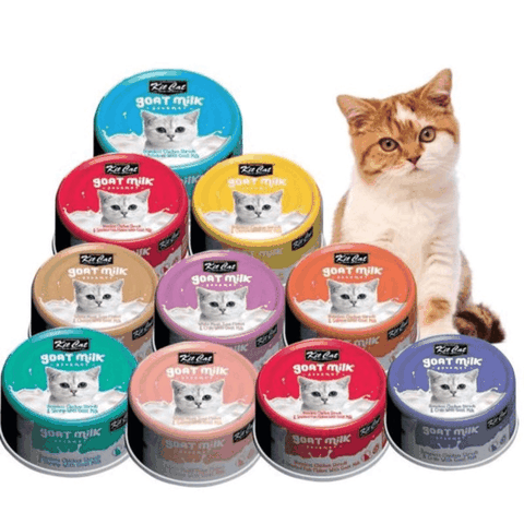 Pate Mèo Kit Cat Sữa Dê Bổ Sung Canxi (Lon 85g)