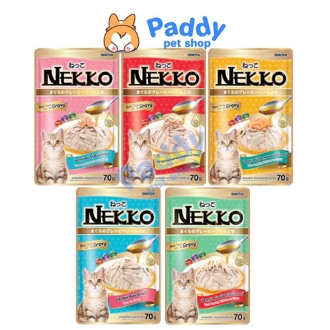 Pate Mèo Dạng Sốt Nekko Gravy 70g