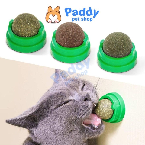 Viên Cỏ Mèo Xoay Gắn Tường Rotating Catnip
