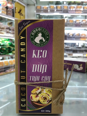 Kẹo Dừa Trái Cây-300g