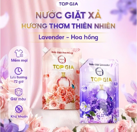 NƯỚC GIẶT XẢ TOPGIA 2IN1