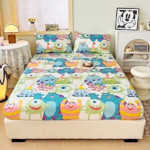 Bộ Ga Gối Poly 3 Món 1m6x2m