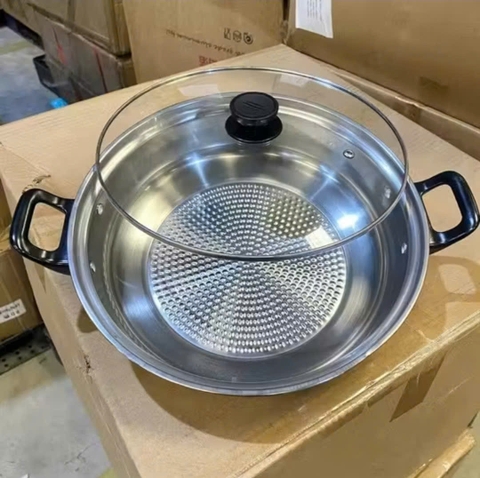 NỒI INOX 28CM NẮP KÍNH