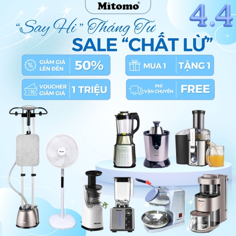 SIÊU SALE 4.4 – CHỐT DEAL MITOMO CỰC ĐỈNH – BẾP NHÀ THÊM XINH