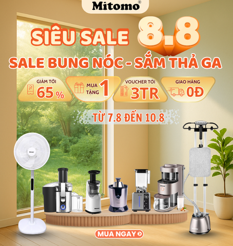 SIÊU SALE 8.8 – SĂN SALE BUNG NÓC – DEAL THẢ GA CÙNG MITOMO