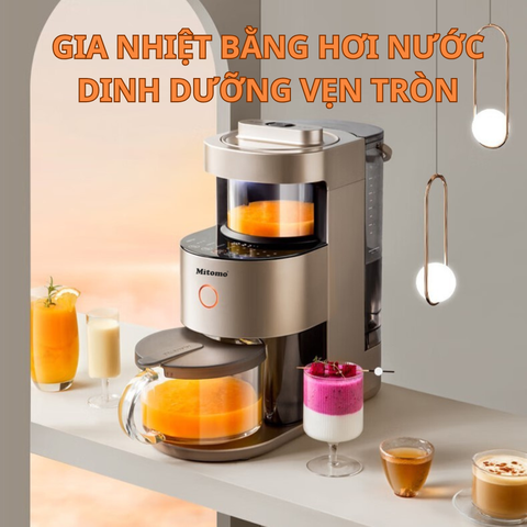 CÔNG NGHỆ GIA NHIỆT BẰNG HƠI NƯỚC TRONG MÁY LÀM SỮA HẠT – TẠI SAO NÊN CHỌN MITOMO MSH-986MAX?