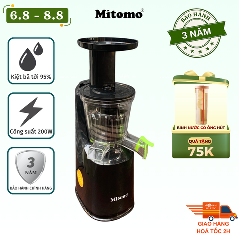 Máy Ép Trái Cây Chậm Mitomo EC-55 Màu Đen