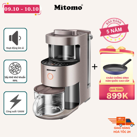 Máy làm sữa hạt tự động cao cấp Mitomo MSH-986MAX