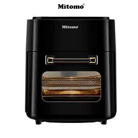 Nồi chiên không dầu điện tử Mitomo MTD-AF15, dung tích 15L màu đen