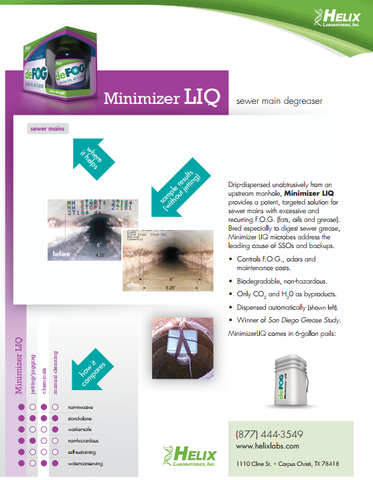 Minimizer Liq - Sản phẩm xử lý nước thải nhập khẩu từ Mỹ