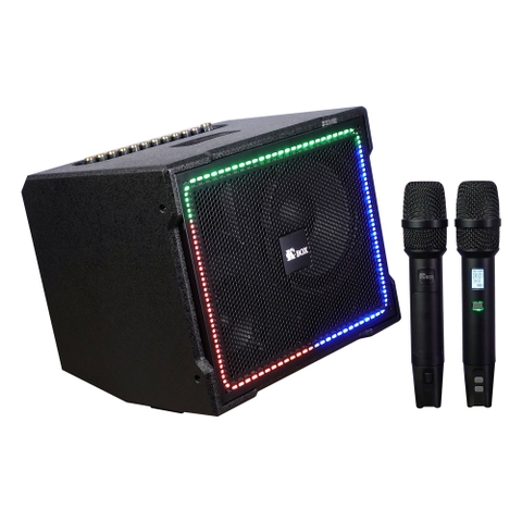Loa Karaoke Di Động KCBOX FLEXIBLE (Bass 20 – 150W) Pin Rời 6000mAh, Micro UHF Pin Sạc
