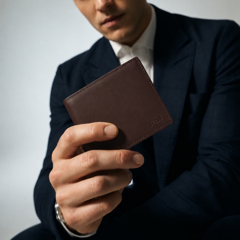 Ví nam cao cấp da thật LECOS - LV18